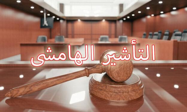التأشير الهامشى