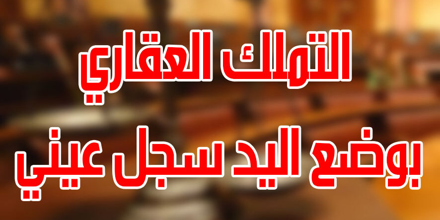 التملك العقاري بوضع اليد سجل عيني