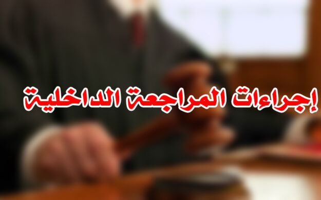ملخص إجراءات المراجعة الداخلية