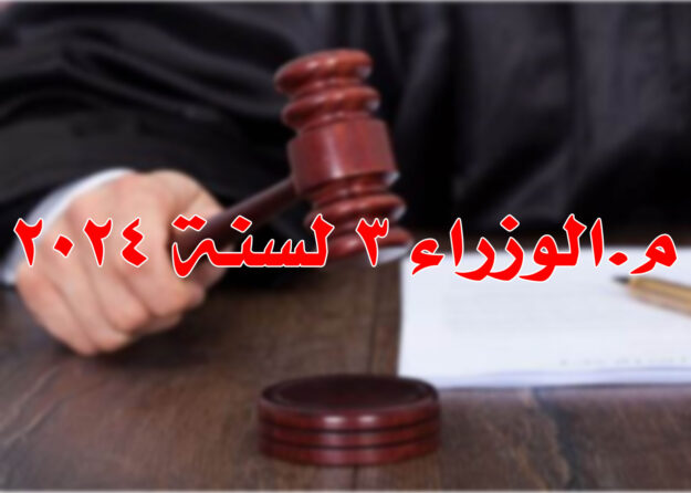 م.الوزراء ٣ لسنة ٢٠٢٤