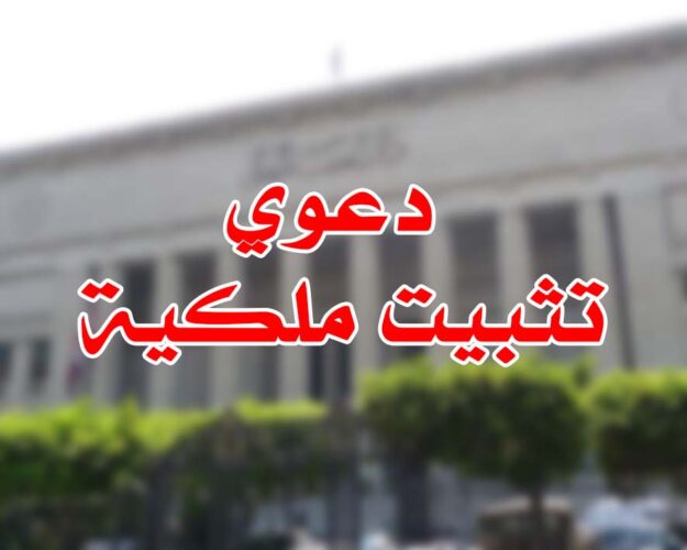 دعوي تثبيت ملكية