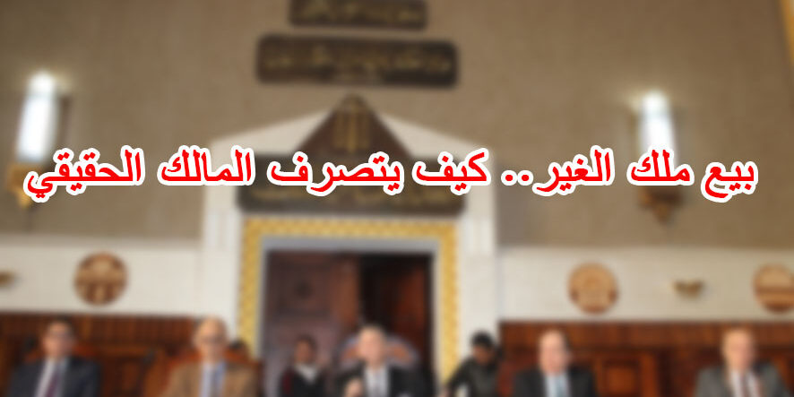 بيع ملك الغير.. كيف يتصرف المالك الحقيقي بيع ملك الغير.. كيف يتصرف المالك الحقيقي