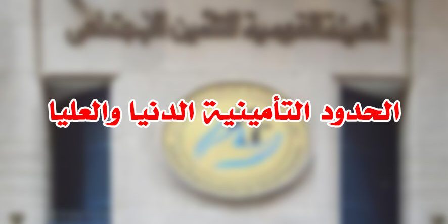 الحدود التأمينية الدنيا والعليا