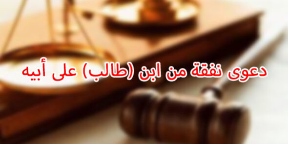 دعوى نفقة من ابن (طالب) على أبيه
