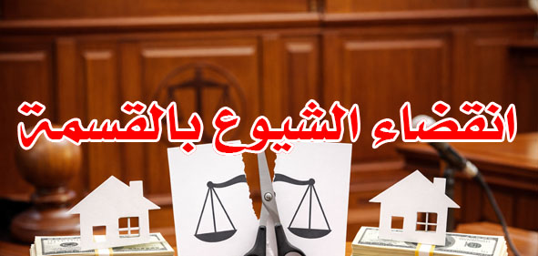 انقضاء الشيوع بالقسمة