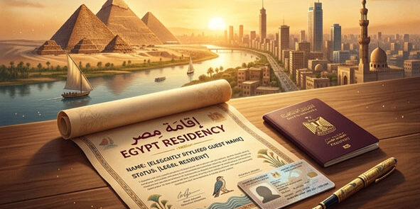 الاقامة في مصر حسب قوانين 2026