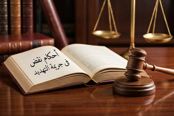 أحكام نقض فى جريمة التهديد