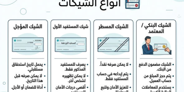 أنواع الشيكات