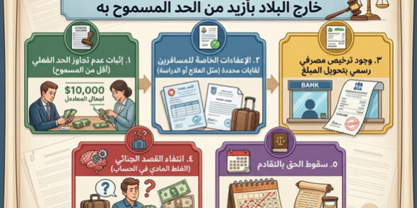 البراءة في جريمة إخراج نقد أجنبى