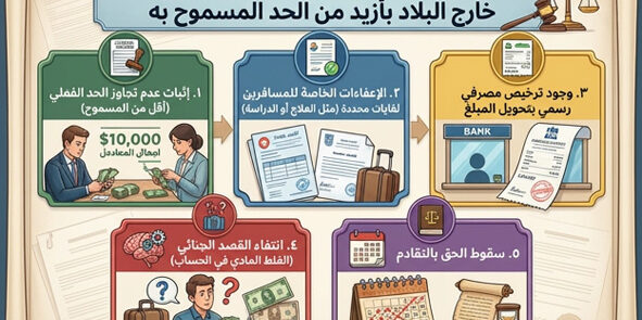 البراءة في جريمة إخراج نقد أجنبى