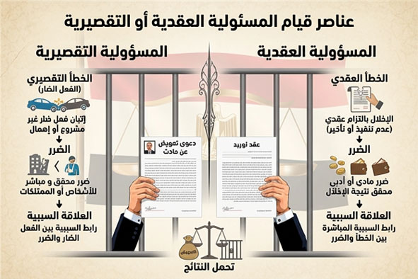 المسئولية العقدية و التقصيرية