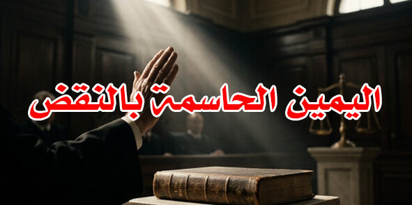 اليمين الحاسمة بالنقض