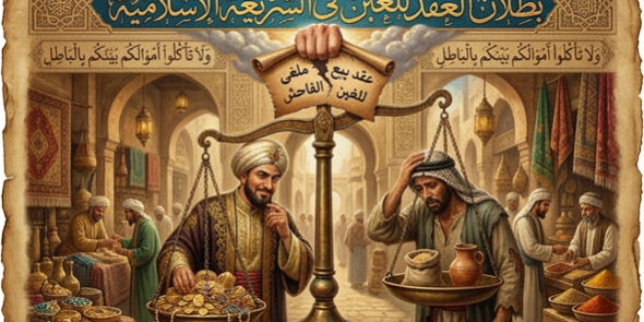 بطلان العقد للغبن في الشريعة الإسلامية