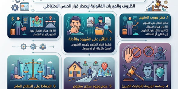 حالات وجوب الحبس الاحتياطى