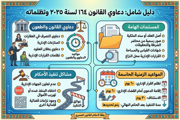 مستندات وتظلمات القانون 164 لسنة 25