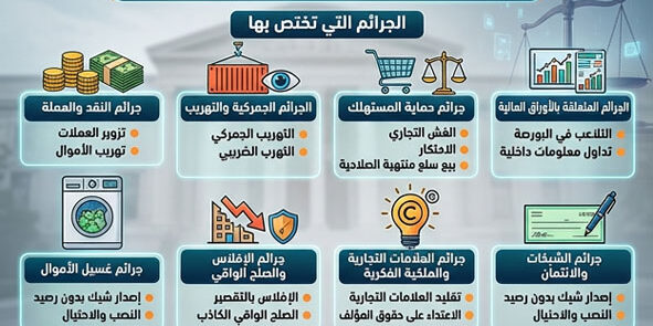الاختصاص الجنائي للمحاكم الاقتصادية