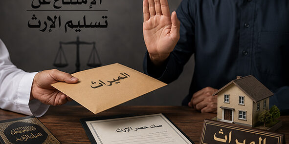 الامتناع عن تسليم ارث