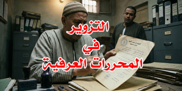 التزوير في المحررات العرفية