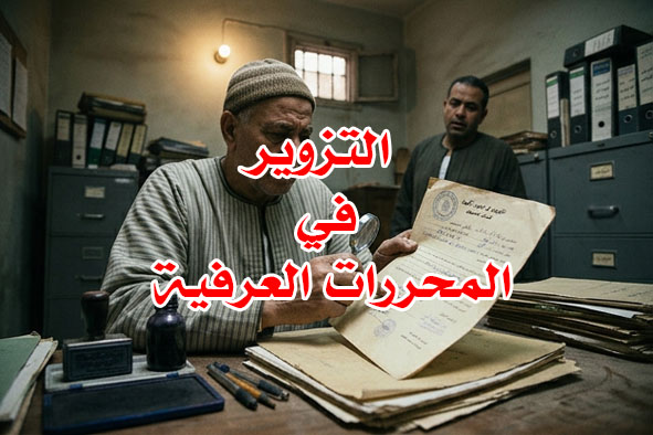 التزوير في المحررات العرفية