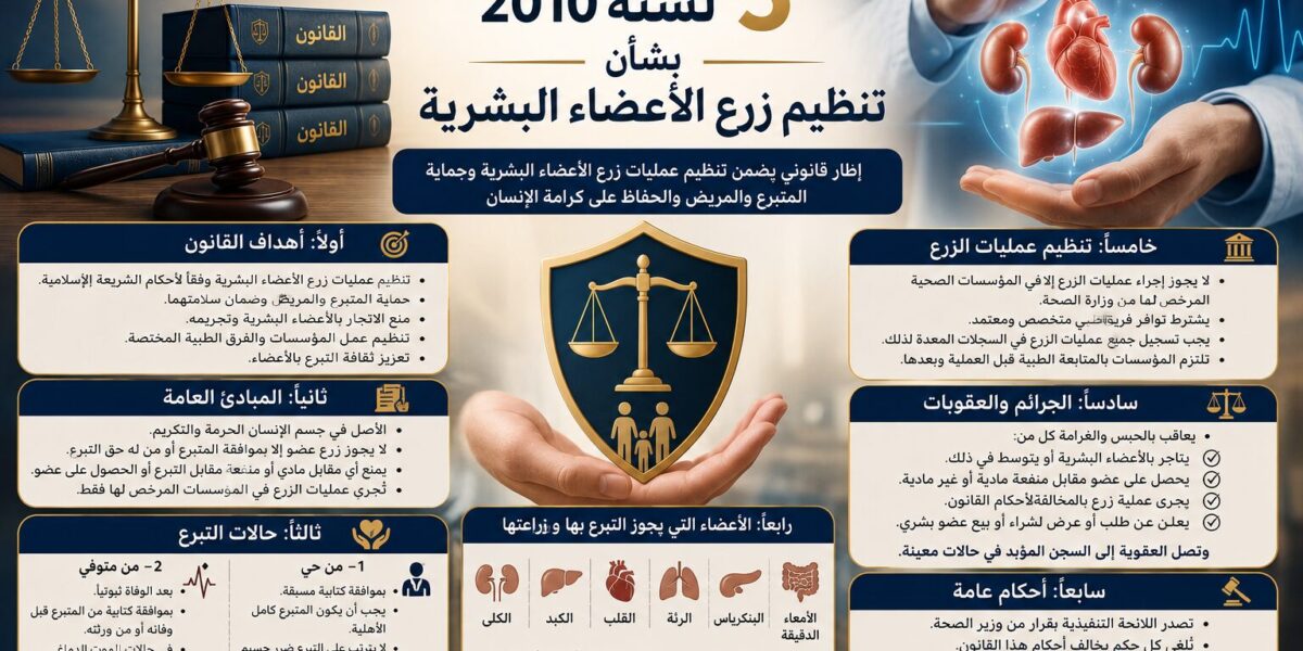 قانون تنظيم زرع الأعضاء البشرية