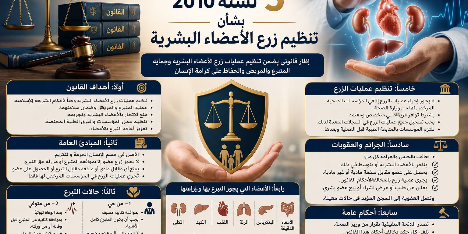 قانون تنظيم زرع الأعضاء البشرية