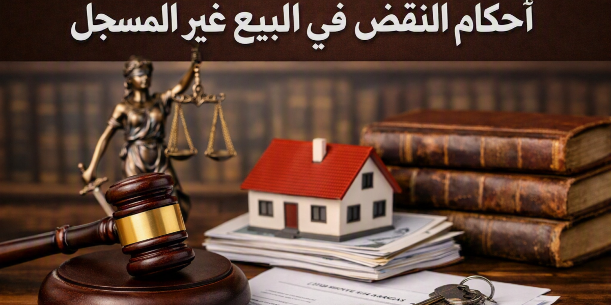 أحكام النقض في البيع غير المسجل أحكام النقض في البيع غير المسجل
