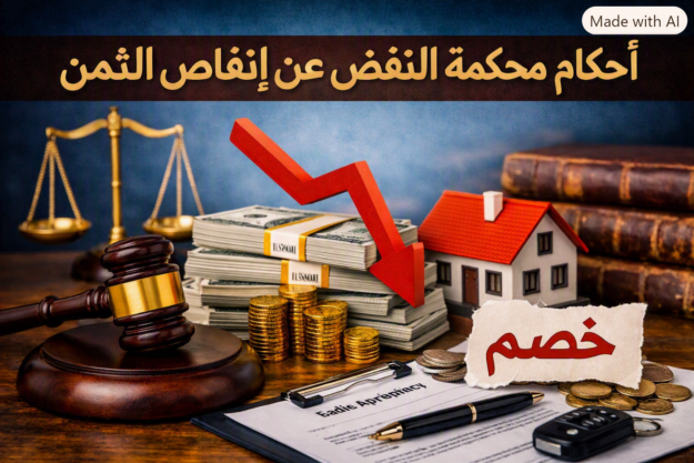 أحكام محكمة النقض عن إنقاص الثمن
