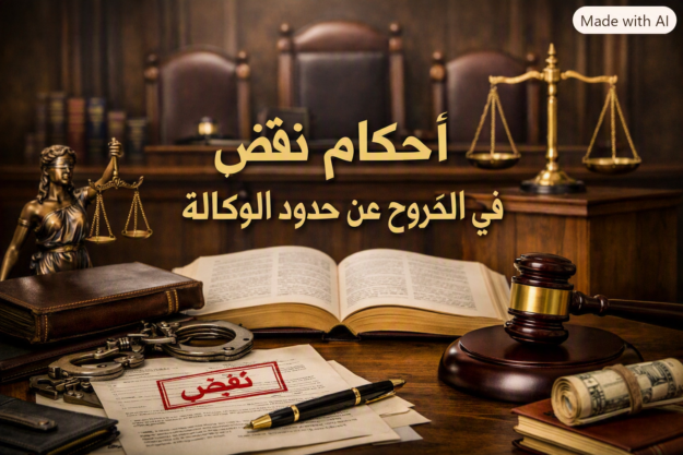 أحكام نقض فى الخروج عن حدود الوكالة