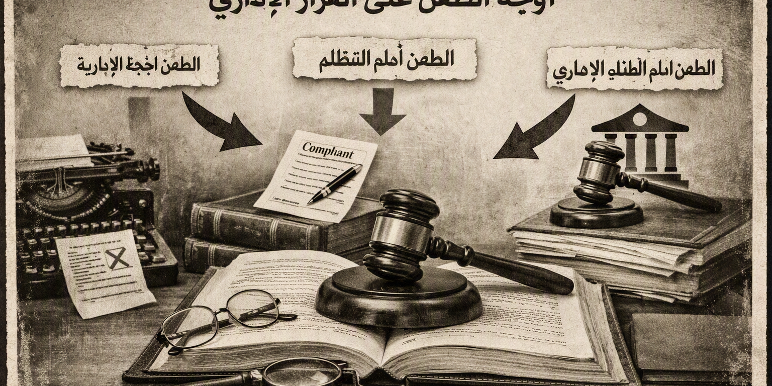 أوجه الطعن على القرار الإداري