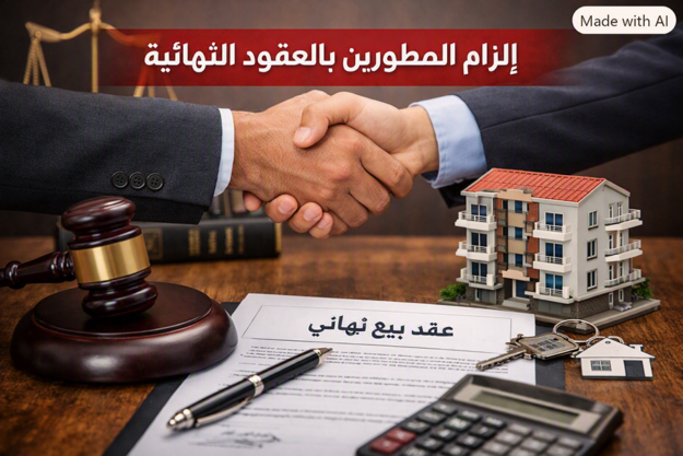 إلزام المطورين بالعقود النهائية