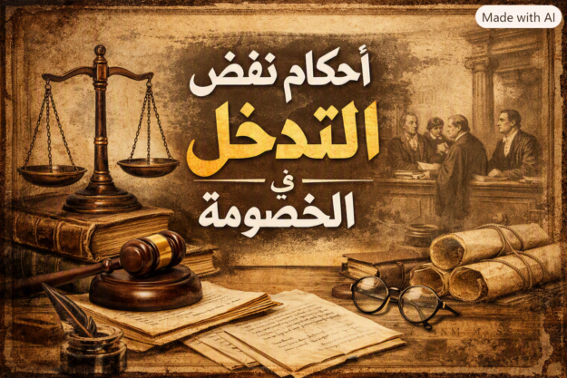 احكام نقض مرتبطة بالتدخل فى الخصومة