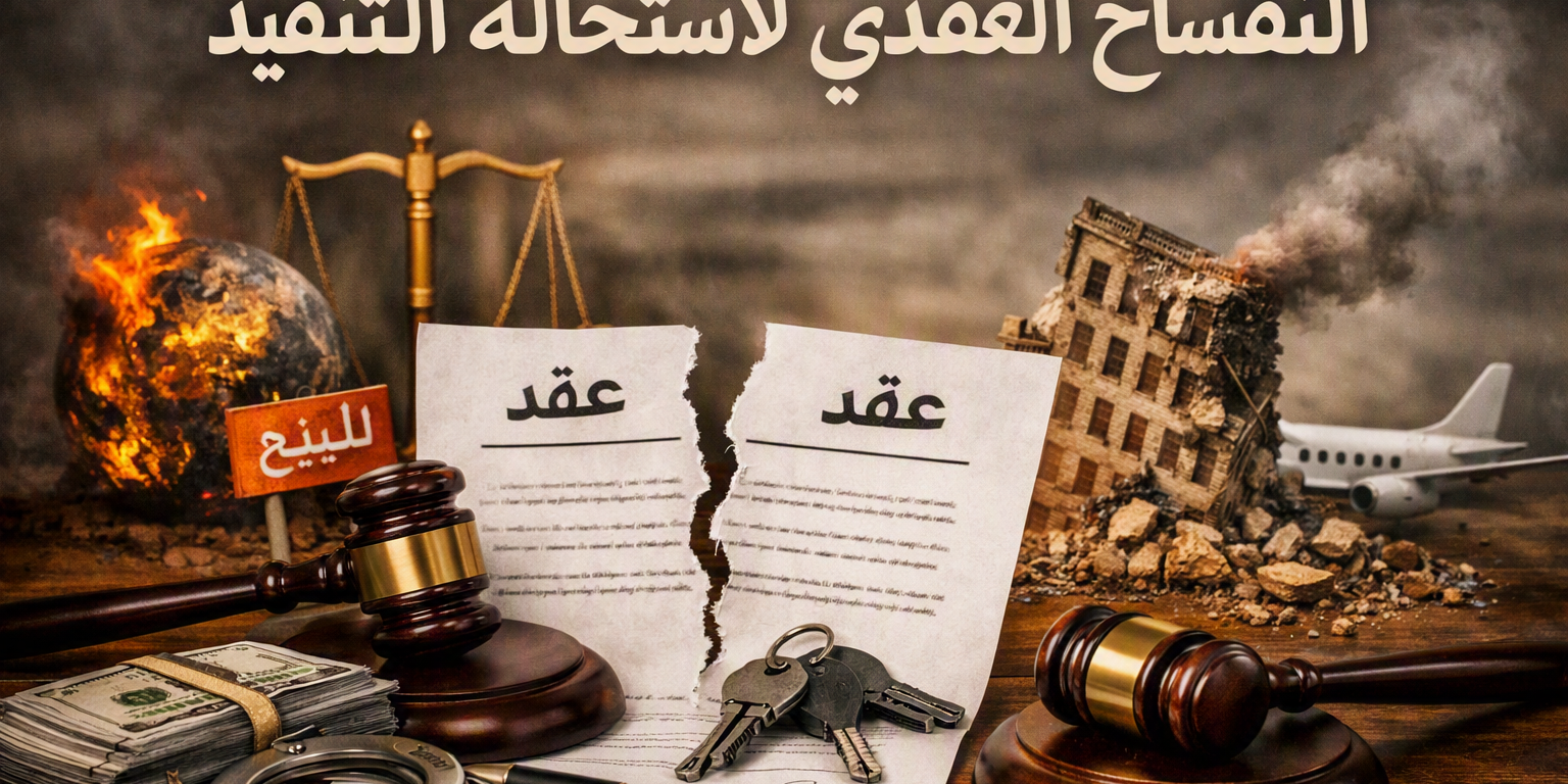 الانفساخ العقدي لاستحالة التنفيذ