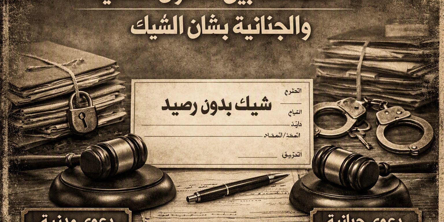 الشيك و المسؤولية المدنية والجنائية
