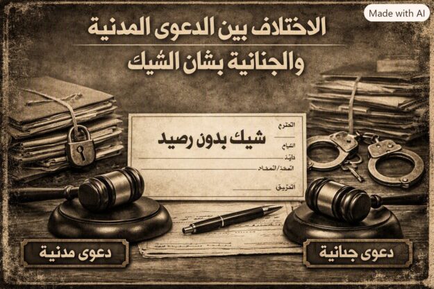 الشيك و المسؤولية المدنية والجنائية