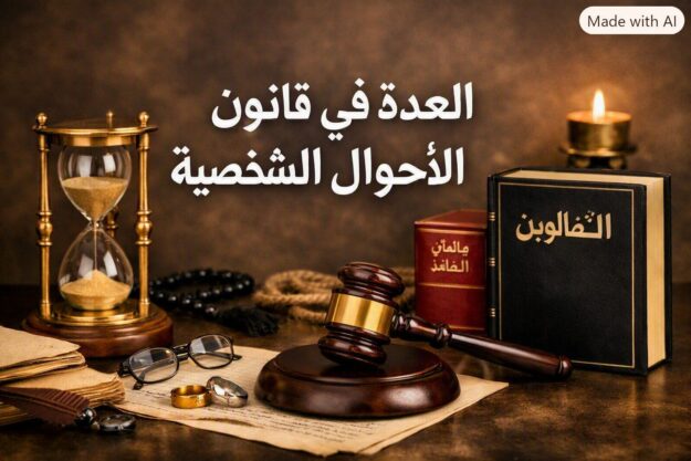 العدة في قانون الأحوال الشخصية