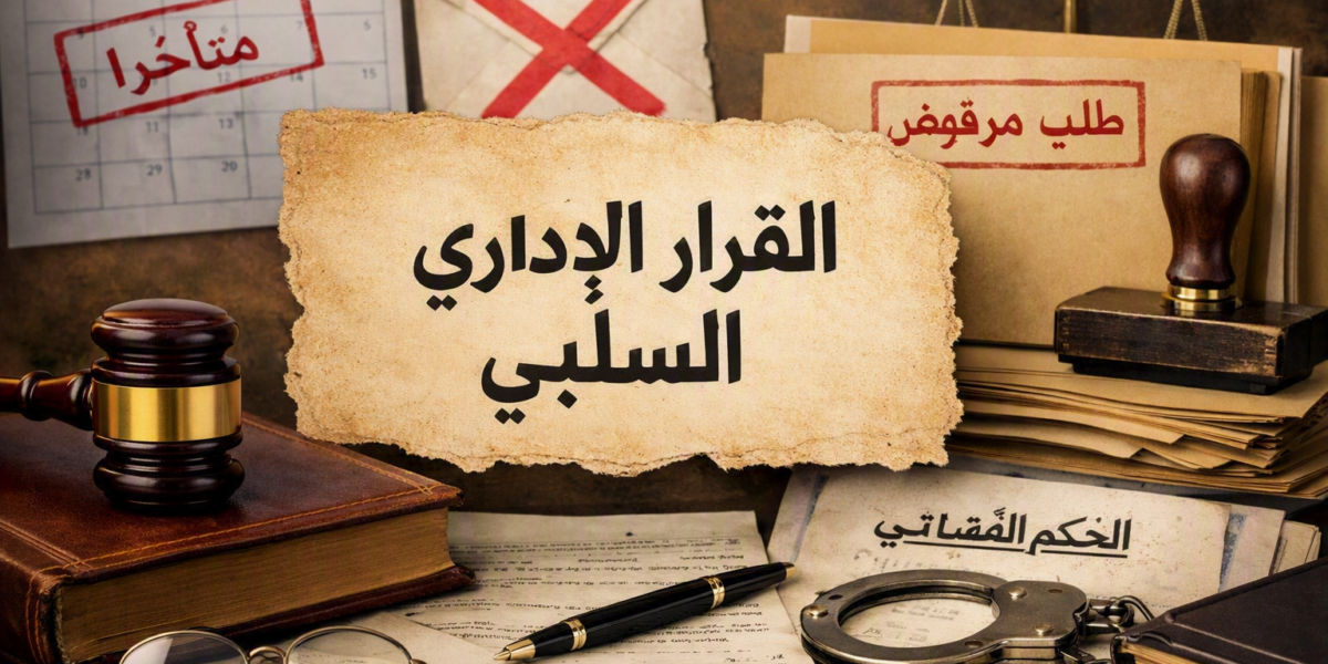 القرار الإداري السلبي القرار الإداري السلبي