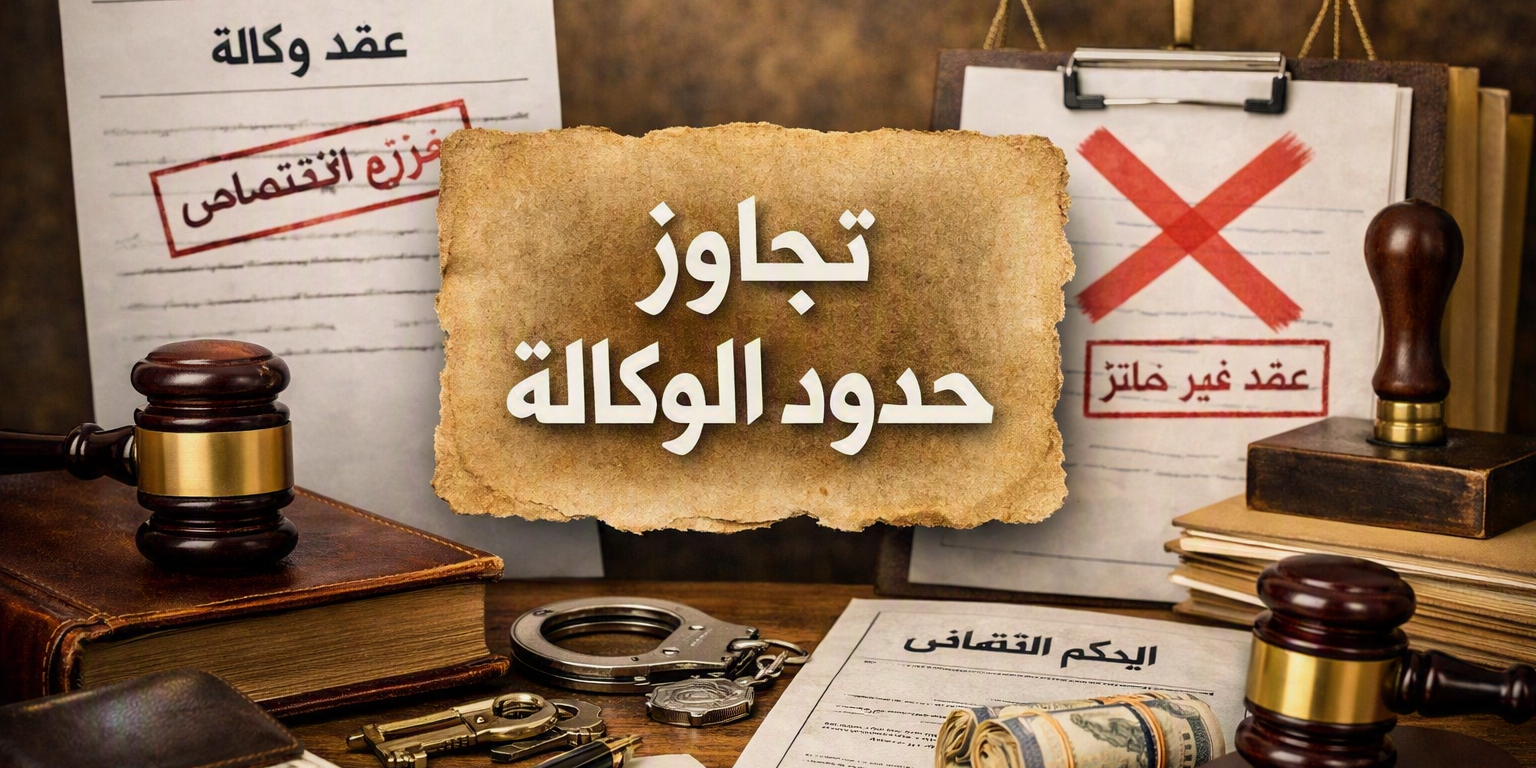 تصرف الوكيل خارج نطاق وكالته