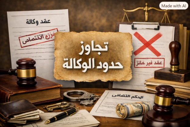 تصرف الوكيل خارج نطاق وكالته