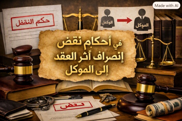 توضيح النقض لأثر عقد الوكالة