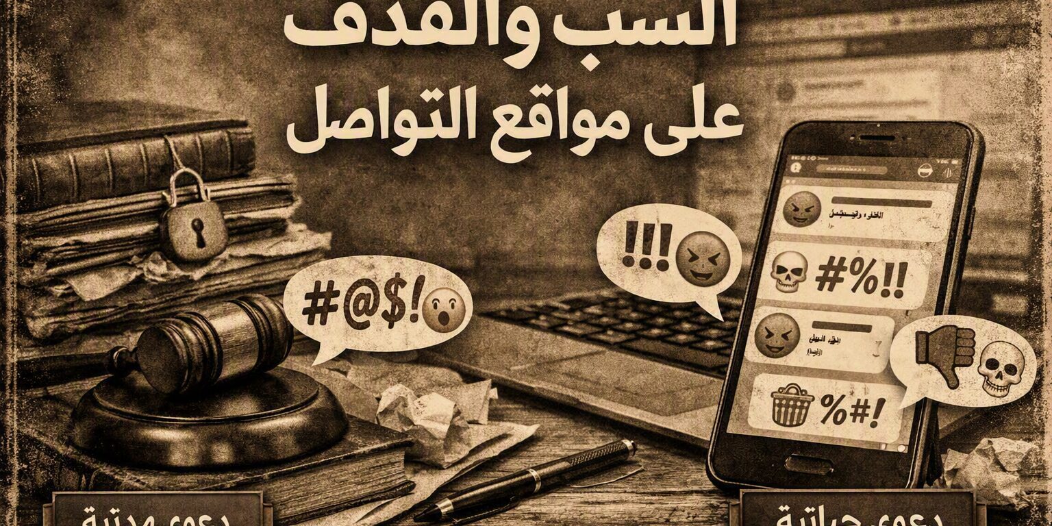 جرائم السب والقذف عبر الإنترنت