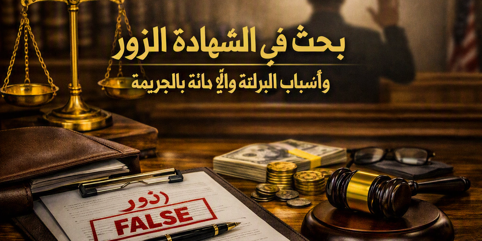 جريمه الشهاده الزور