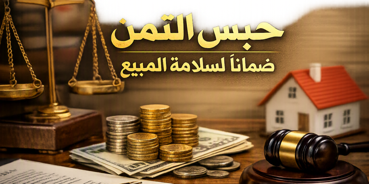 حبس الثمن ضمانًا لسلامة المبيع