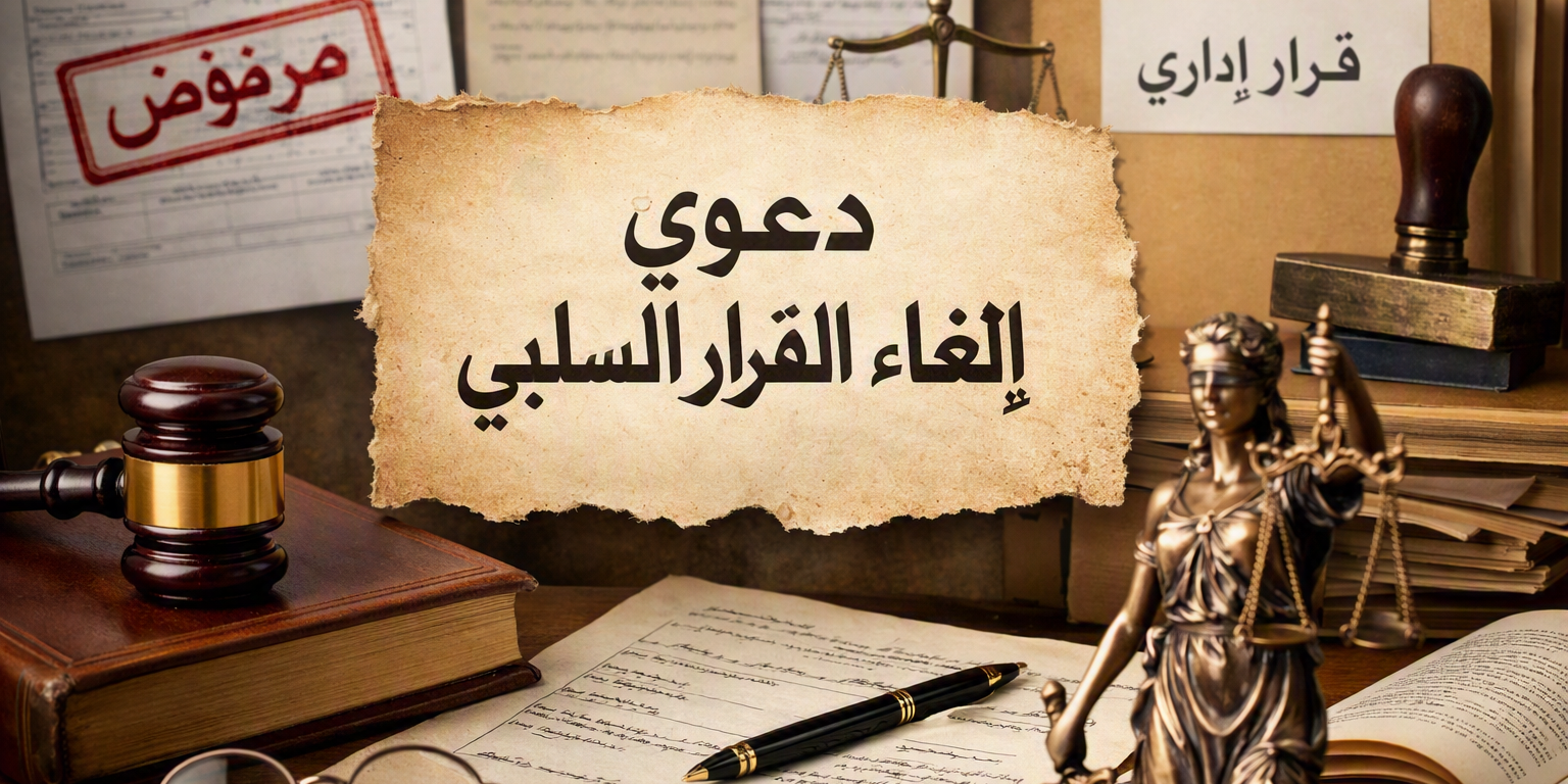 دعوى الغاء القرار السلبى