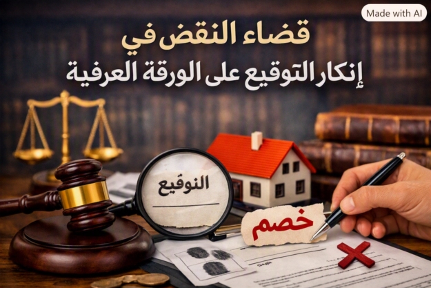 سلطة المحكمة في تقدير إنكار التوقيع