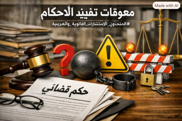 معوقات تنفيذ الإحكام