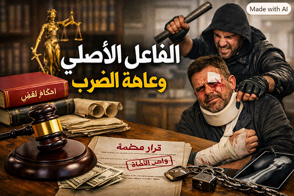 الفاعل الأصلي وعاهة الضرب