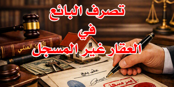 تصرف البائع في العقار غير المسجل