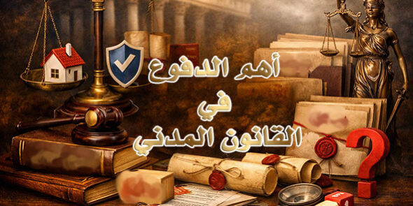 أهم الدفوع في القانون المدني