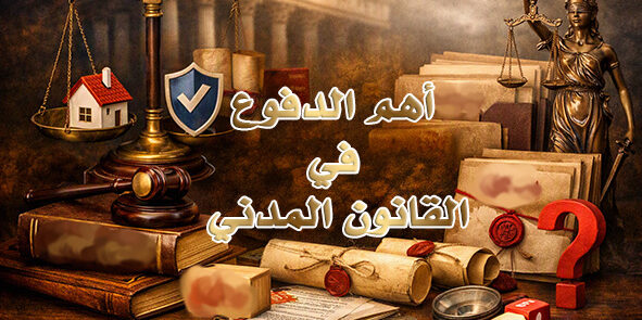 أهم الدفوع في القانون المدني