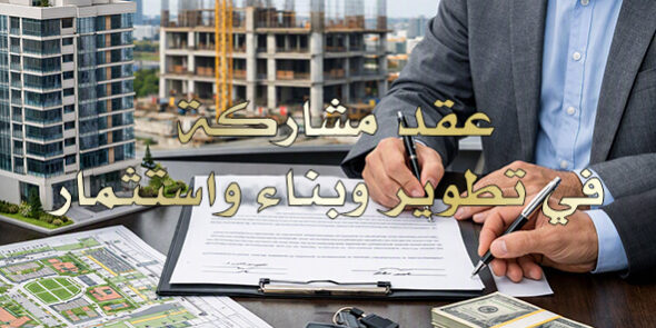 عقد مشاركة في تطوير وبناء واستثمار